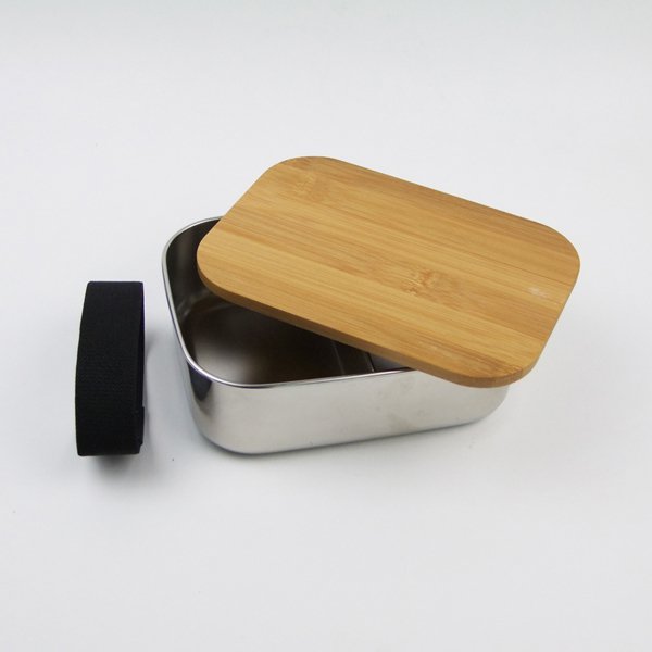 單層兩格木製餐盒-304不鏽鋼餐盒_3